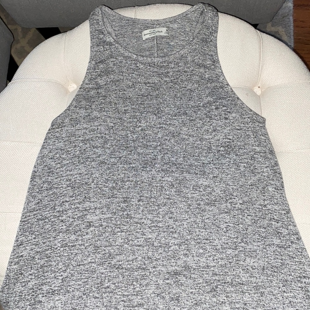 A&F Gray Halter Neck Dress
